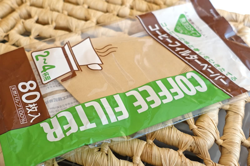 ハムスターの巣材にコーヒーフィルター